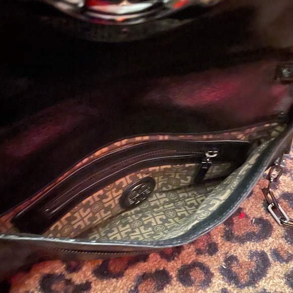 Tory Burch Distressed Metallic Crossbody - Picture 3 of 7